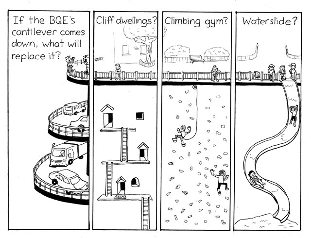 A Round and a Roundy: Think Different on the BQE