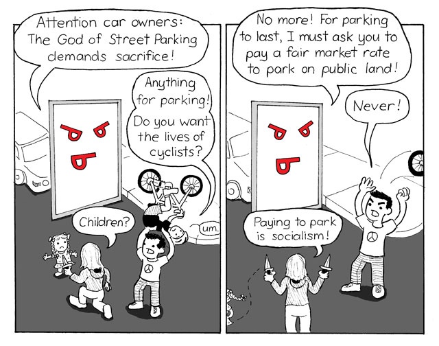 A Round and a Roundy: The Gods Have Spoken: ‘Pay for Parking’