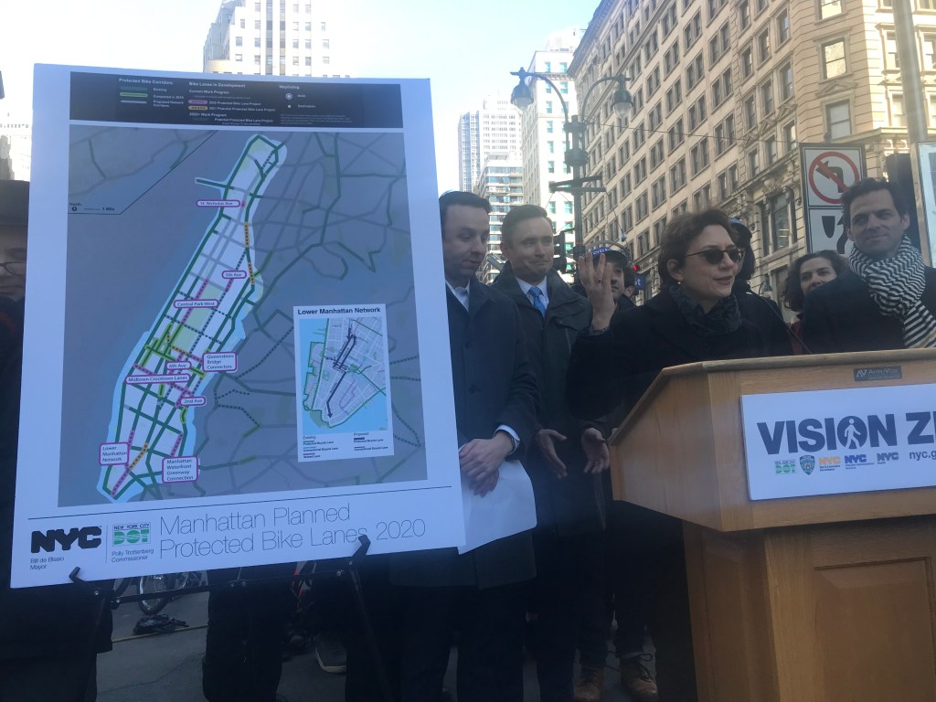 Ten Miles of Protected Bike Lanes Coming To Manhattan This Year