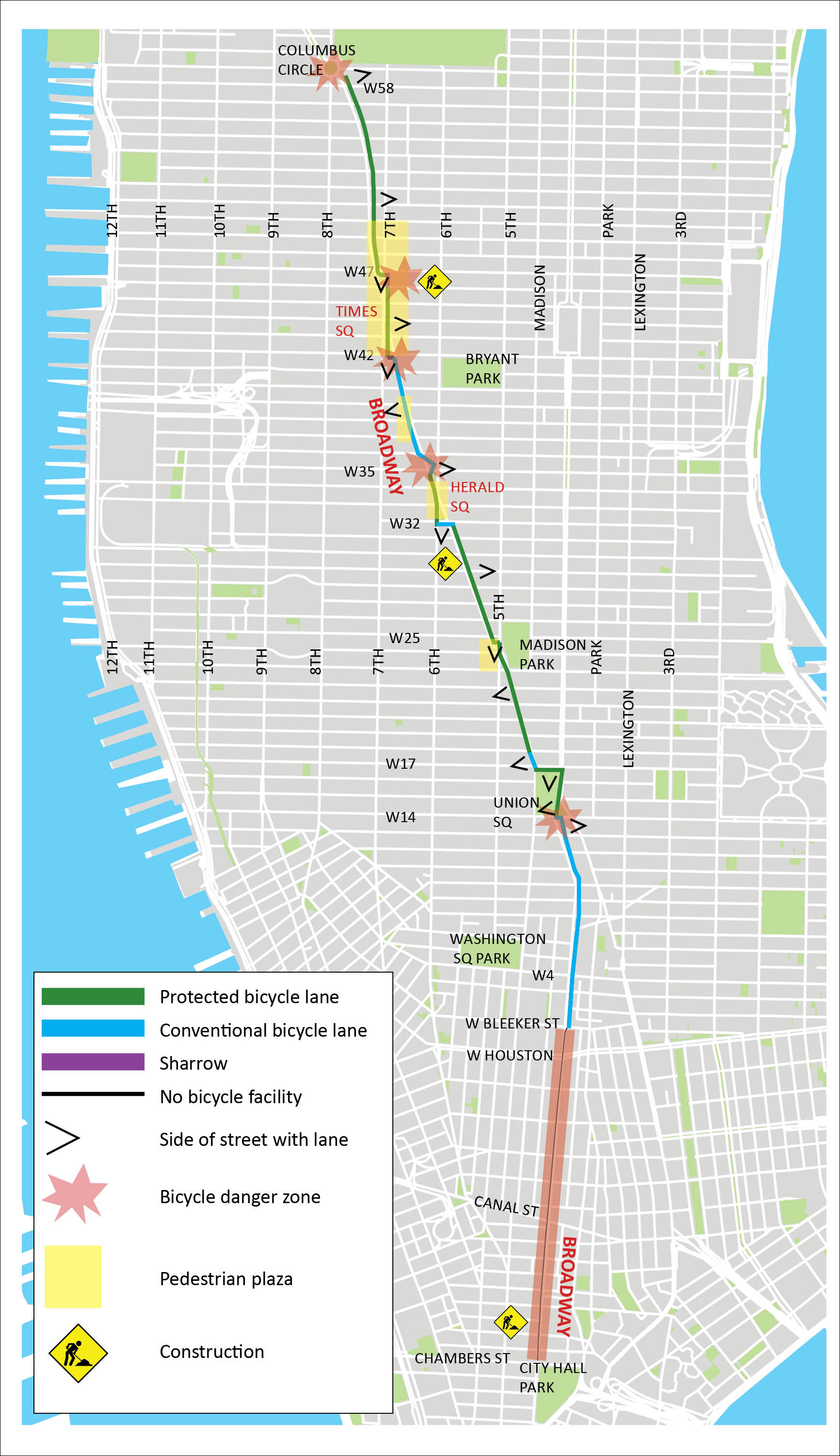 broadway bike map this