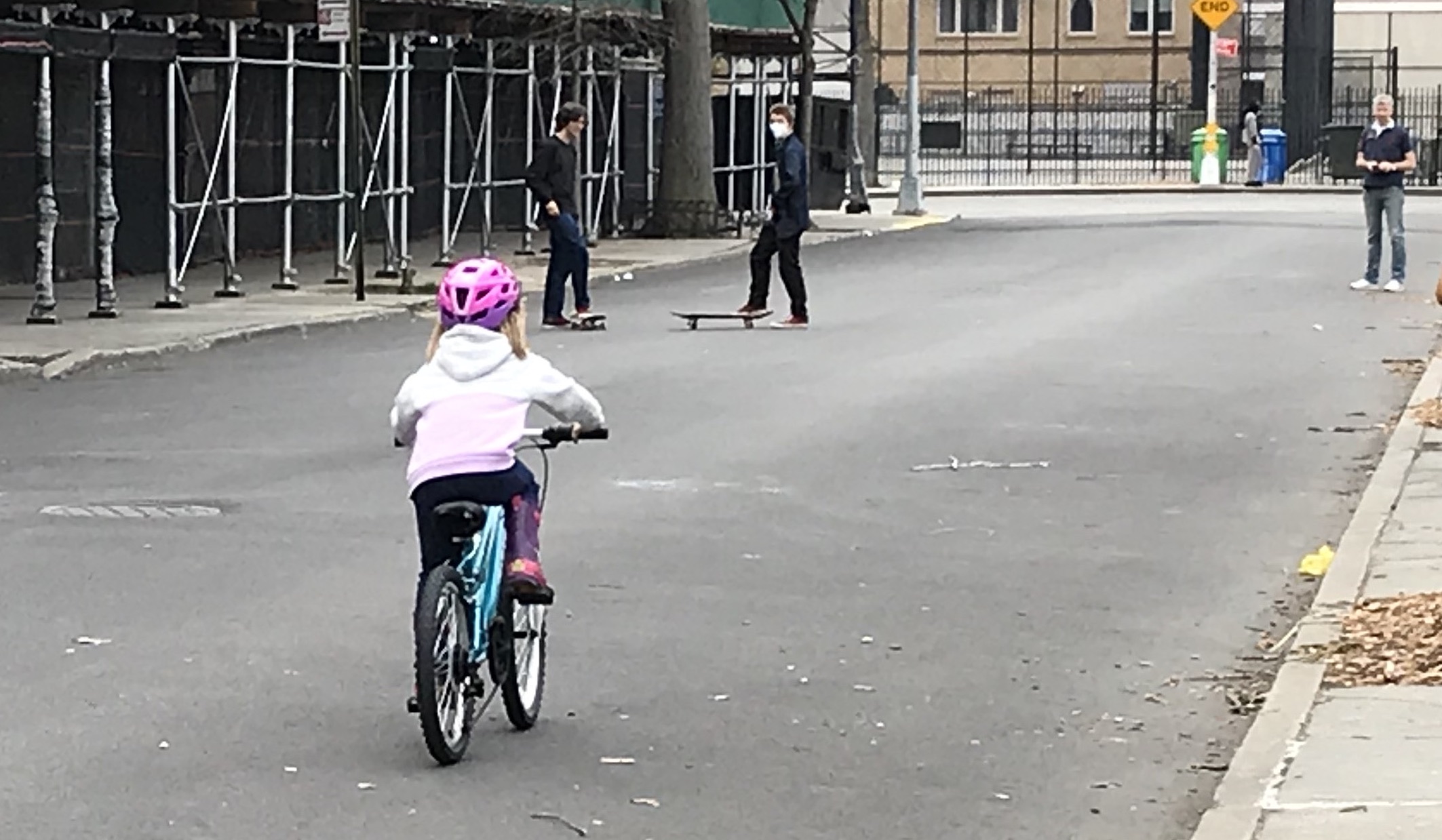 Safe fun on Fourth Street.