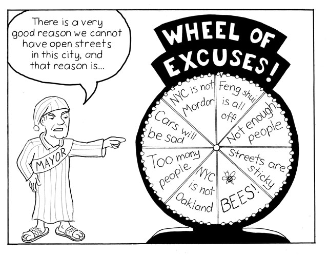 A Round and a Roundy: Bill’s Wheel of Excuses