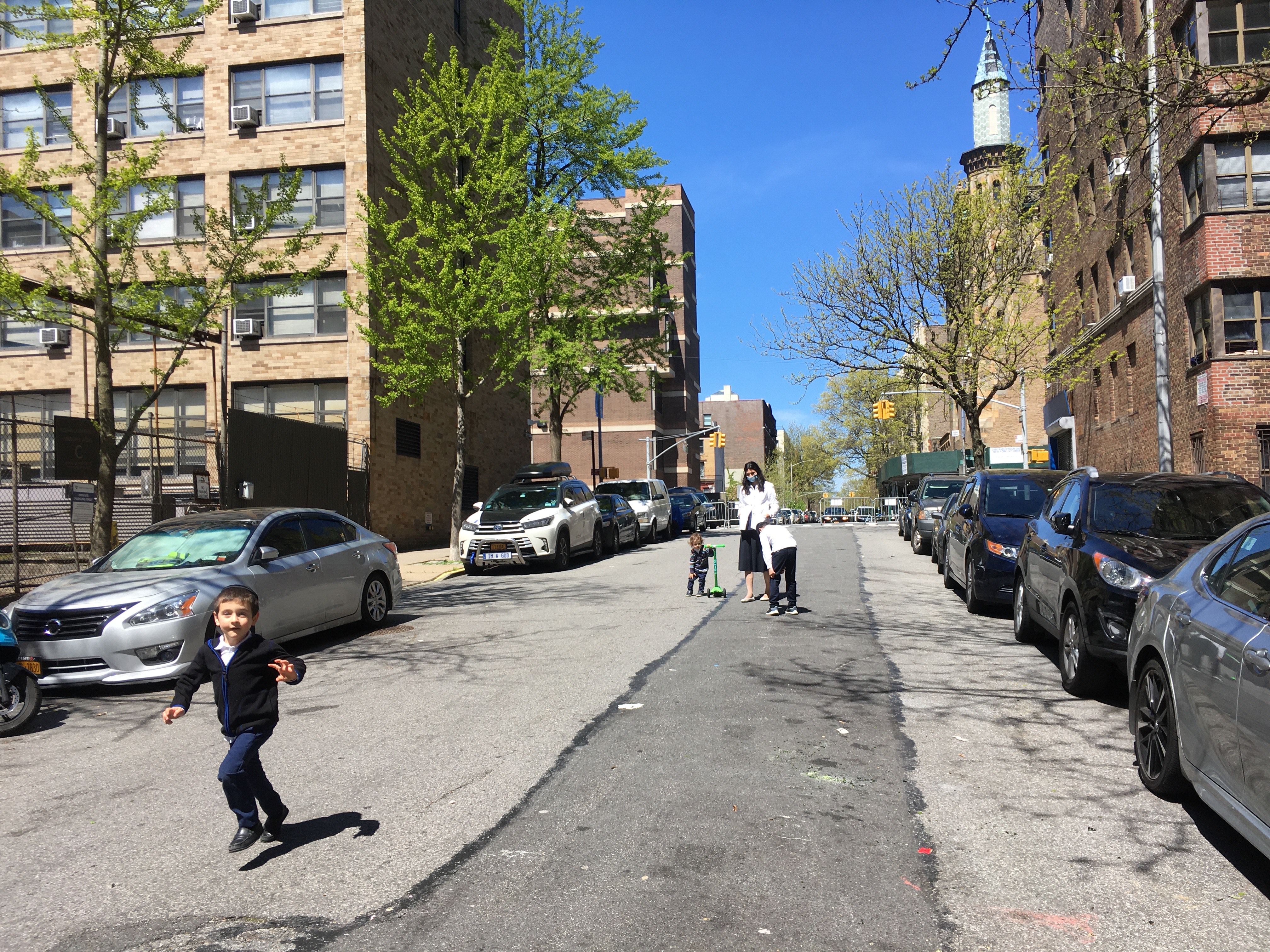 This is W. 186th St between Amsterdam Avenue and Laurel Hill Terrace. Photo: Luke Szabados