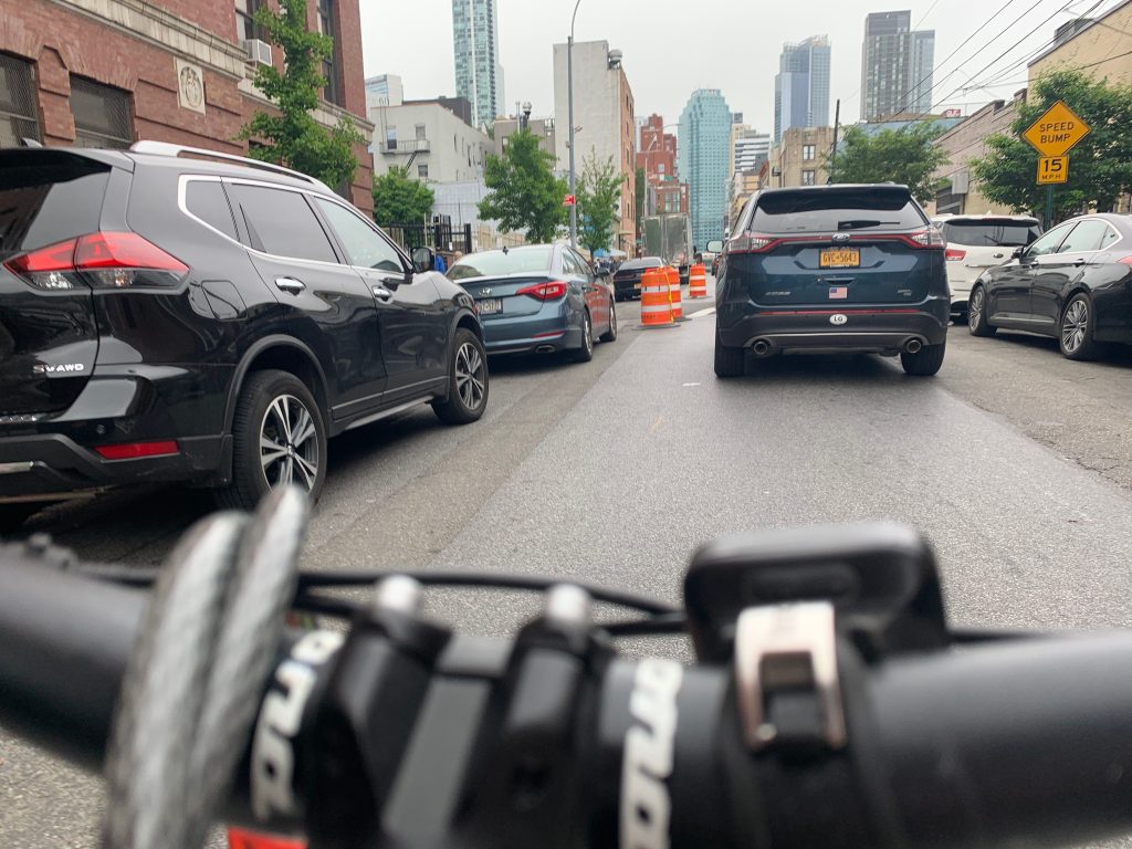 Eyes on the Street: Crescent Street Bike Lane Is Great* (Yes, That’s an Asterisk)