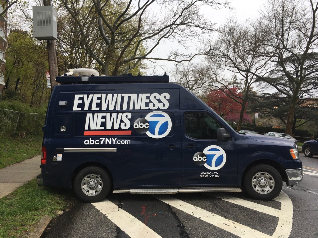 BUSTED! ‘Eyewitness News’ Driver Breaks Law in ABC7-TV Truck