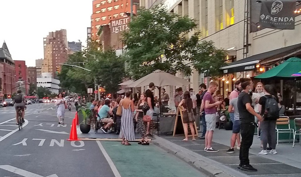 Check, Please: Restaurants Caught Stealing Bike Lanes for Service Areas