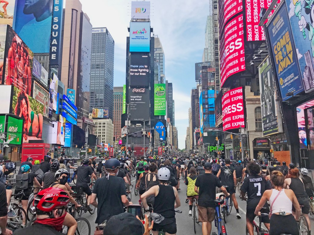 More NYC Cyclists Protested For ‘Black Lives Matter’ On Saturday Than Showed Up To Trump’s Rally In Tulsa