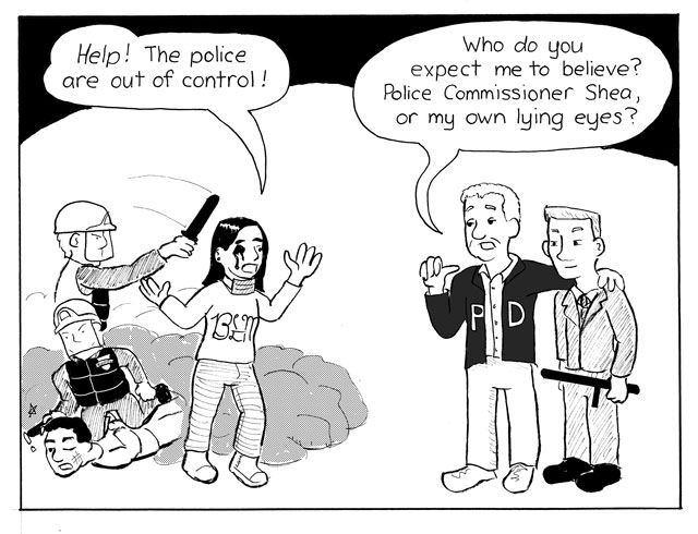 A Round and a Roundy: De Blasio’s Lyin’ Eyes