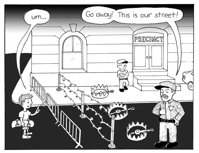 A Round and a Roundy: ‘Whose Streets? Cops’ Streets!’