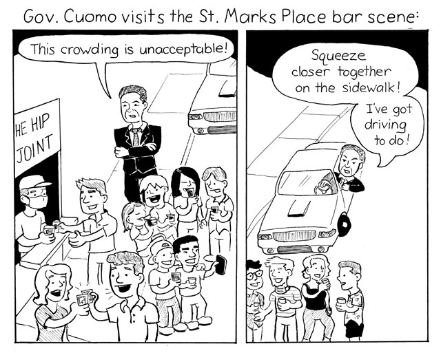 A Round and a Roundy: The Real Reason Cuomo Hates Crowd-Filled Streets?