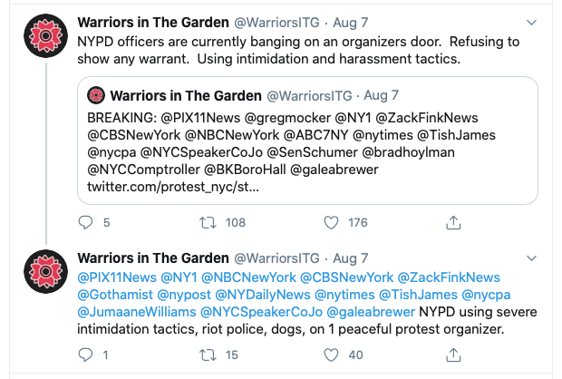 Monday’s Headlines: Dermot Shea’s Police State Edition