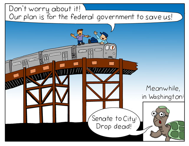 A Round and a Roundy: Who Will Save the MTA?