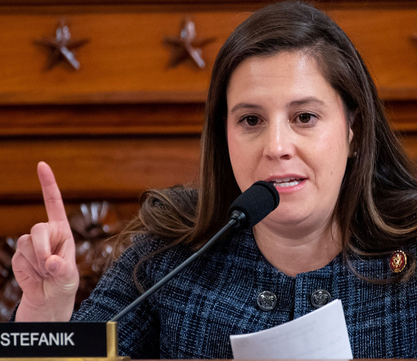 Rep. Elise Stefanik defended President Trump during the impeachment hearings.