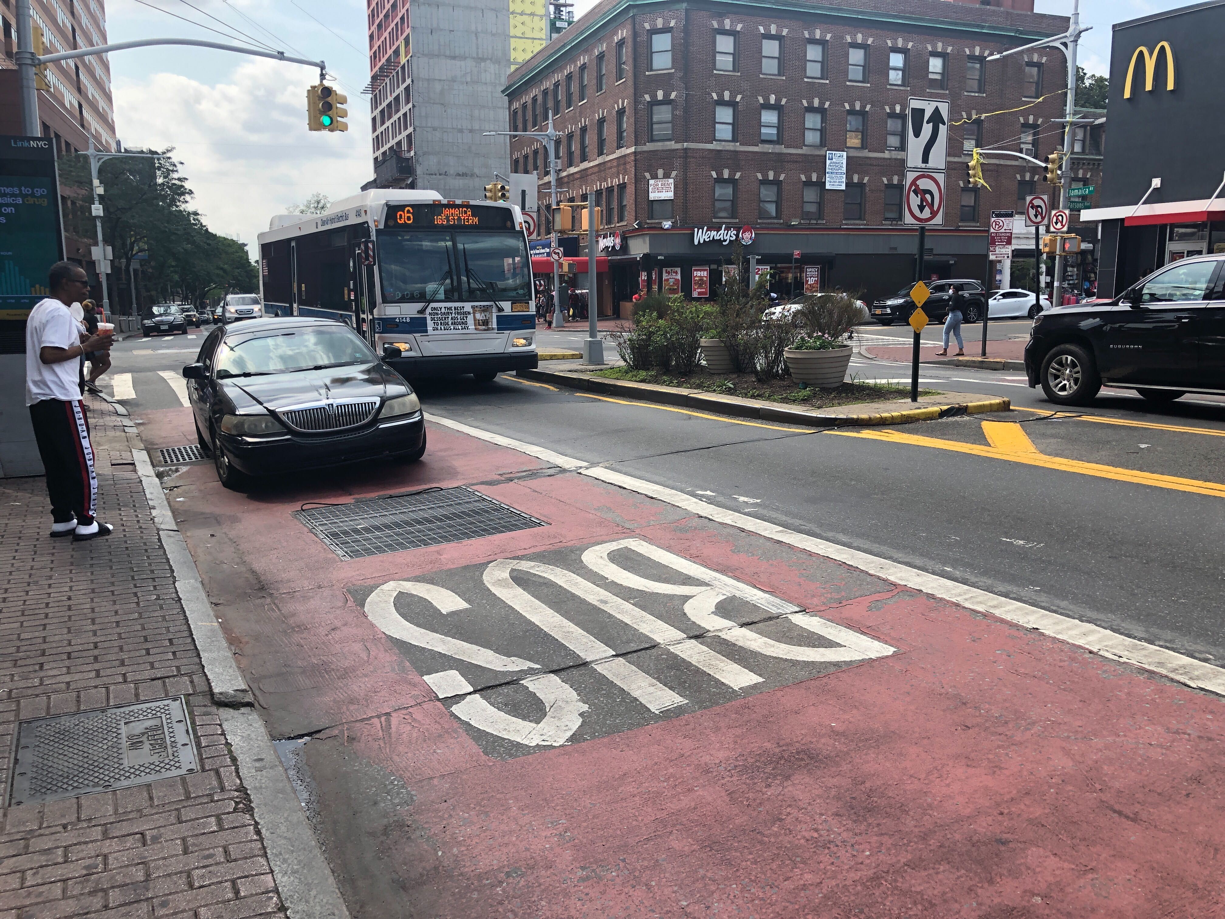 Jamaica Avenue, where the city will finally move ahead with a busway. File photo: Adam Light