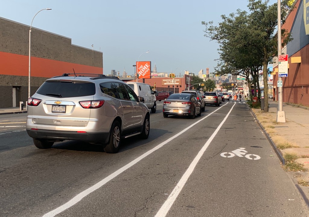 DOT Wants a Permanent Protected Bike Lane on Northern Boulevard, But How Protected Will it Be?