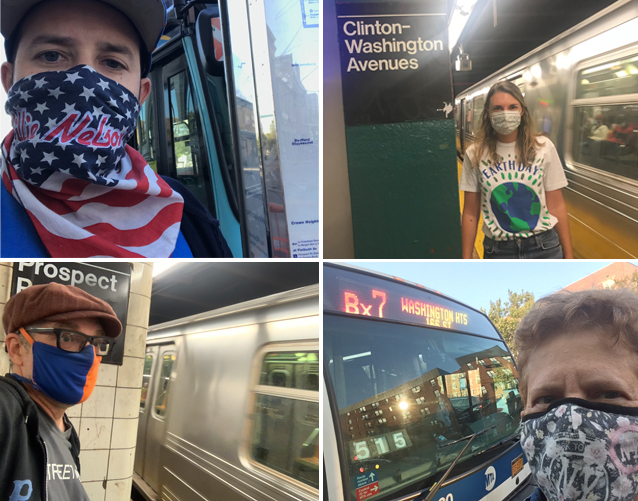 (Clockwise from top left) Dave Colon, Julianne Cuba, Eve Kessler and Gersh Kuntzman lead by example.