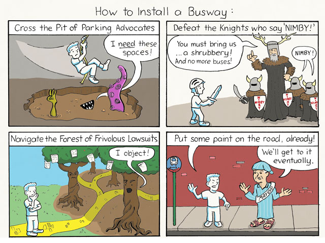 A Round and a Roundy: The Real Story Behind Delayed Busways