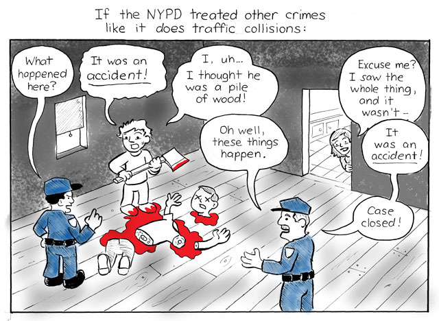 A Round and a Roundy: How the NYPD Investigates Crashes (Poorly)