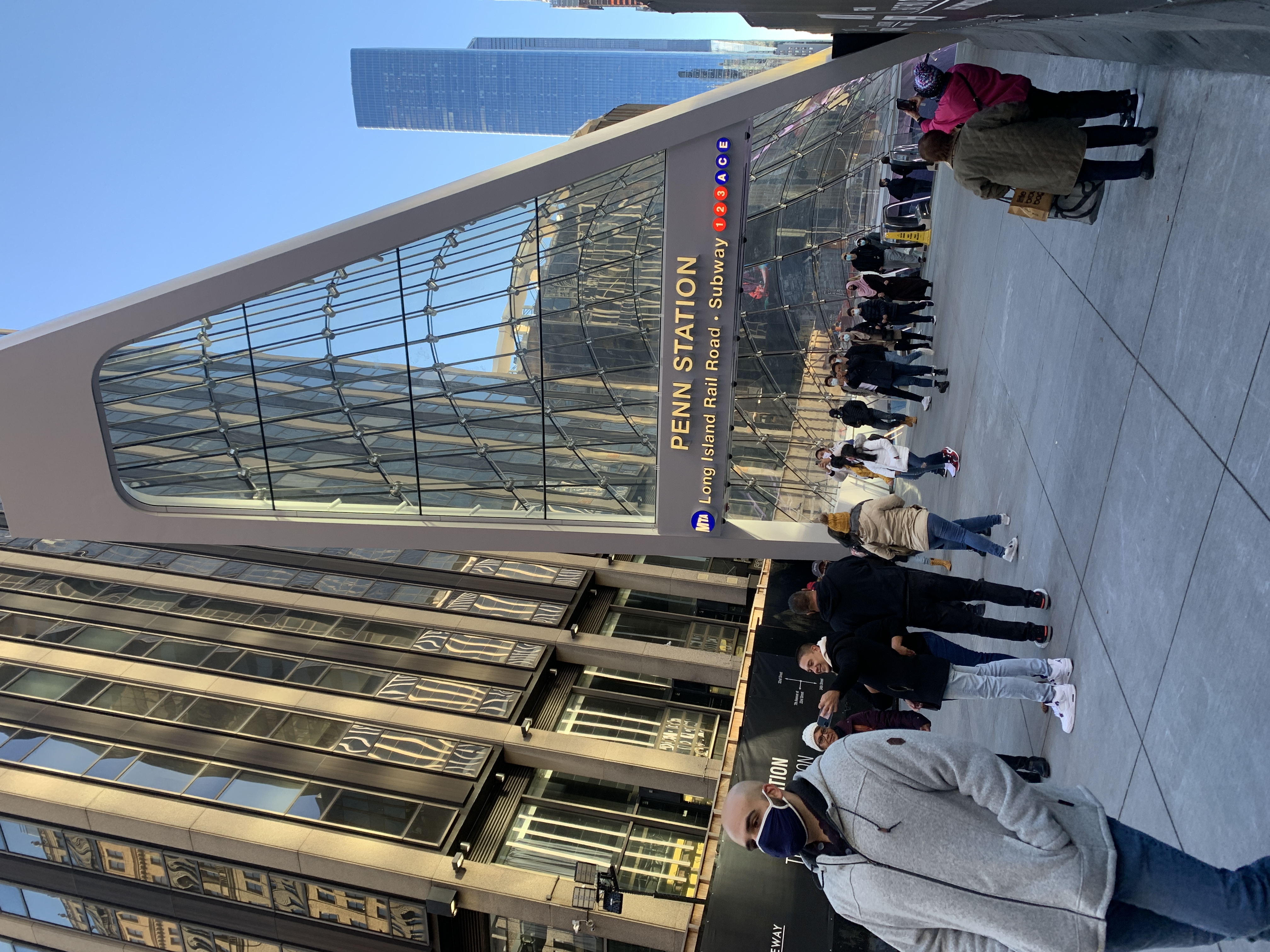 The fancy new entrance to the lousy old Penn Station. Photo: Gersh Kuntzman