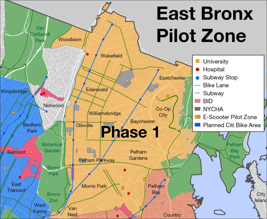 The Bronx is Up … When it Comes to DOT’s Scooter-Share Pilot Program