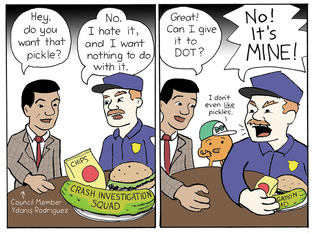 A Round and a Roundy: Don’t Touch the NYPD Pickle!