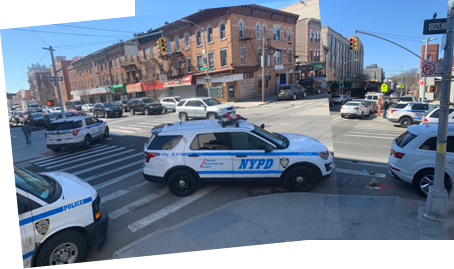 The trifecta at Rogers and Snyder avenues.
