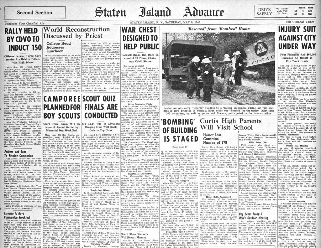 Monday’s Headlines: The Shame of Staten Island Edition