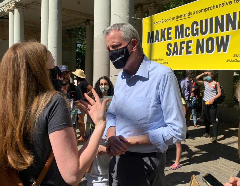 De Blasio Promises to Fix McGuinness Blvd. After Hit-and-Run Driver Killed Teacher — But Details are Few