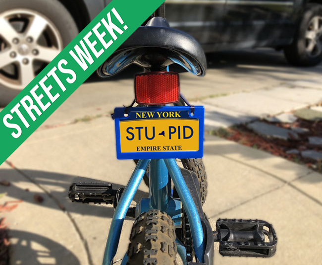 STREETS WEEK! While Touting Support for Cycling, Mayor Considers Something that Would Undermine It