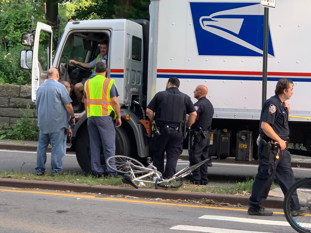 Postal Service Truck Driver Hits and Kills Upper West Side Cyclist