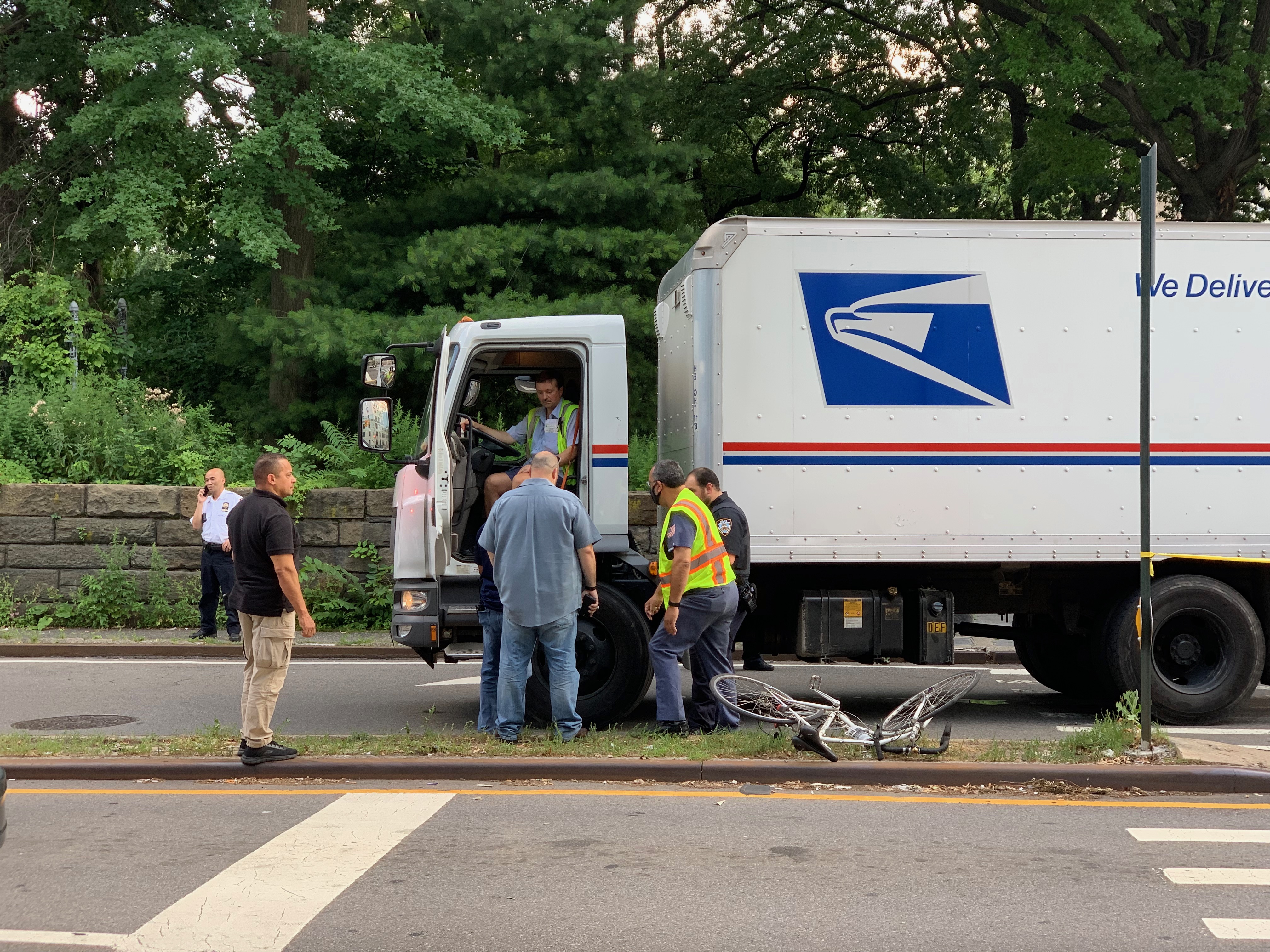 The aftermath of Tuesday's crash. Photo: Ken Coughlin