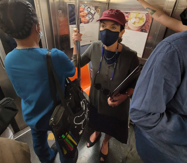 TIRED: Riding the subway. WIRED: Funding the subway. Photo: Lt. Governor's office