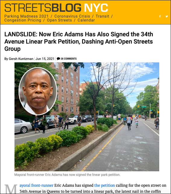 This is how you get a StreetsPAC endorsement.