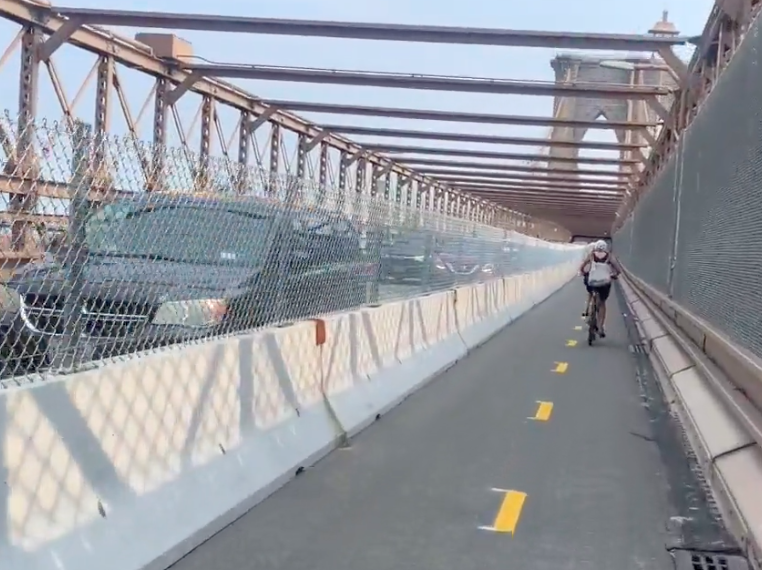 Brooklyn Bridge Cycling is Soaring Thanks to New Lane