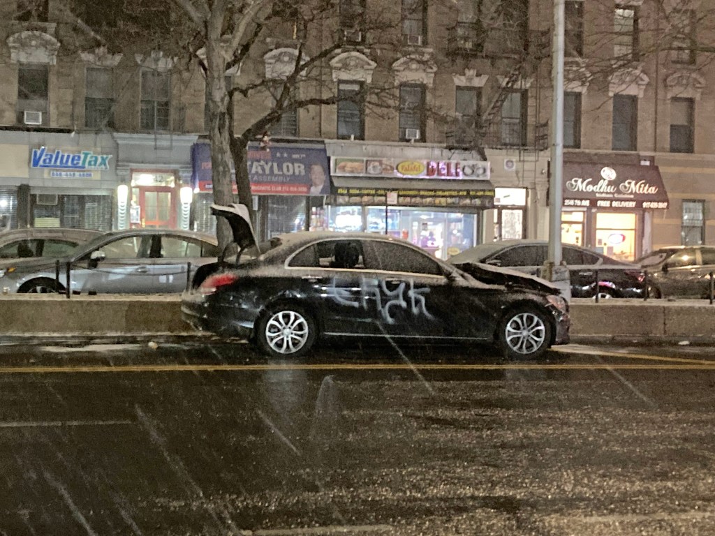 Streetsblog Gets Action: That Derelict Car in Harlem Has Finally Been Removed