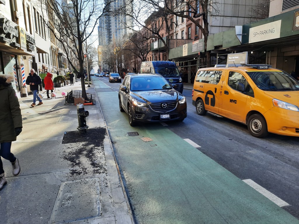 EYES ON THE STREET: East Side Bike Lane Where Driver Killed Two Remains Unfixed