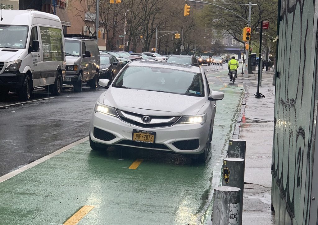 Bike Lane Bolstering Begins — But it Won’t Be Done in 100 Days, As Promised