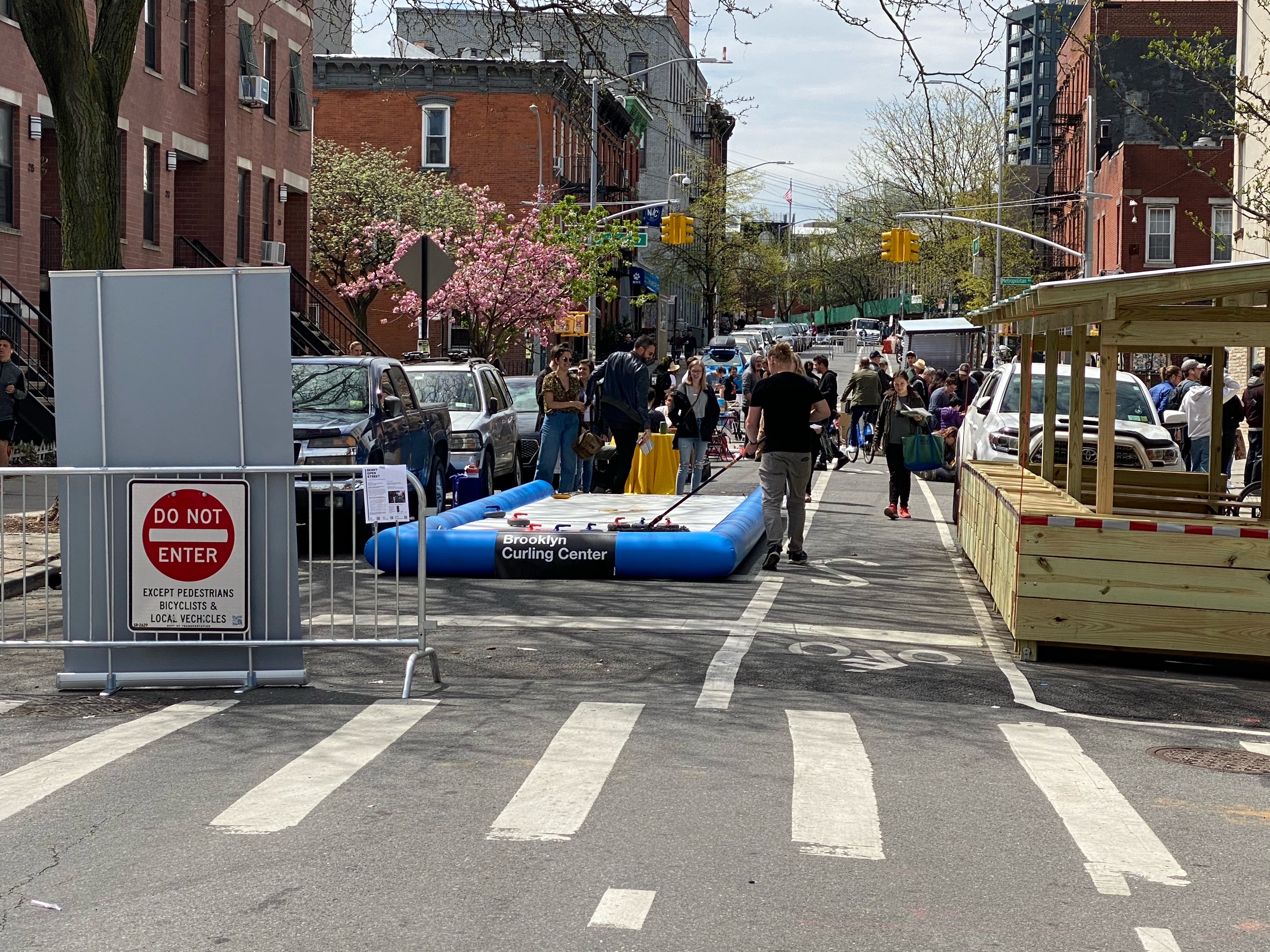 We count seven cars on this block. Photo: Mark Gorton