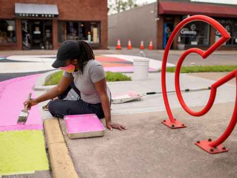 Study: Asphalt Art Decreases Vulnerable Road User Crashes By 50 Percent