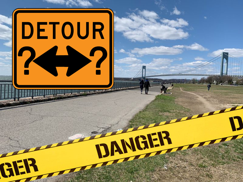 Parks Department Can’t Guarantee Safe Alternate Route During Year-Long Brooklyn Greenway Repair