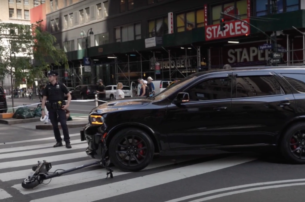 Reckless Driver Severely Injures Scooter Rider in Midtown