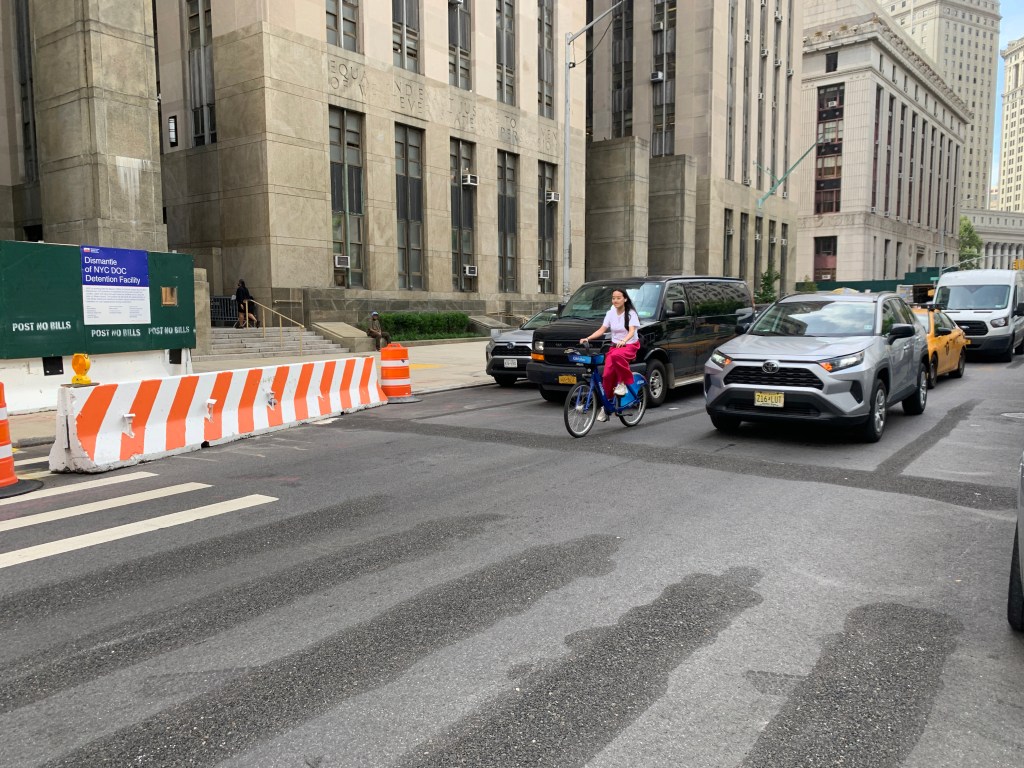 Eyes on the Street: The Dawn of a Better Brooklyn Bridge Bike Lane!