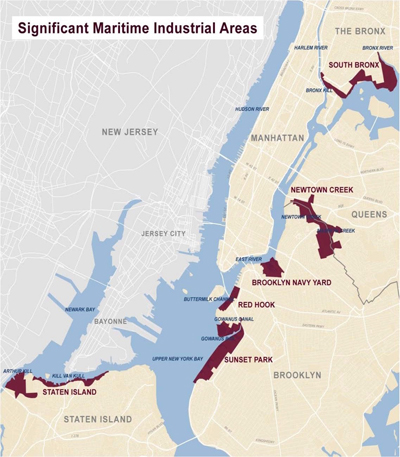 The city's "significant maritime and industrial areas" are attracting many last-mile facilities, though not using the maritime part.