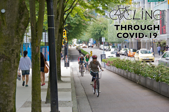 Cycling Through COVID-19: Montreal and Vancouver