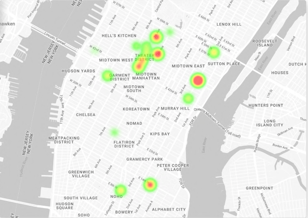 The traffic cameras Vade looked at to gain its insights. Map: Vade