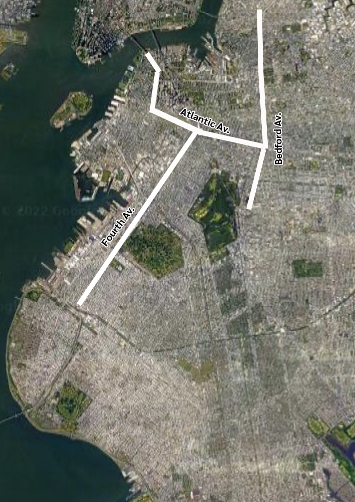 Once over the Brooklyn Bridge (top right), the possibilities are endless.