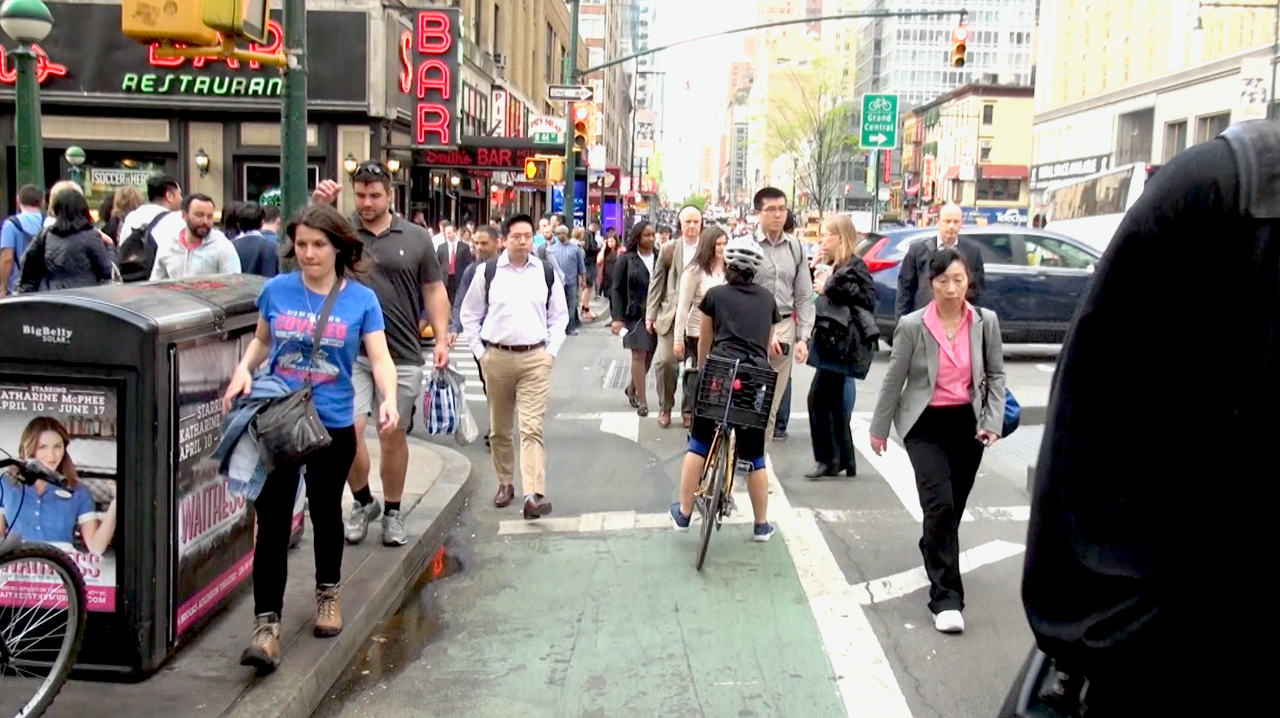 Eighth Avenue before...