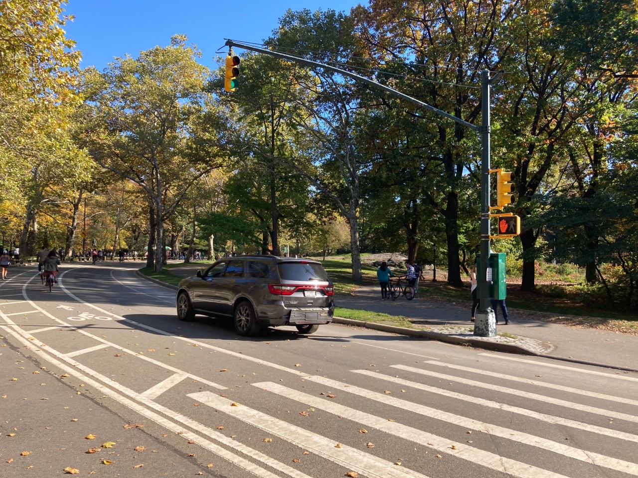 An illicit car in the park. Photo: Julianne Cuba