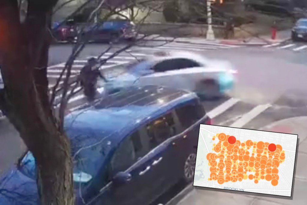 Driver Sought in Hit-and-Run in Crown Heights — Was It Intentional?