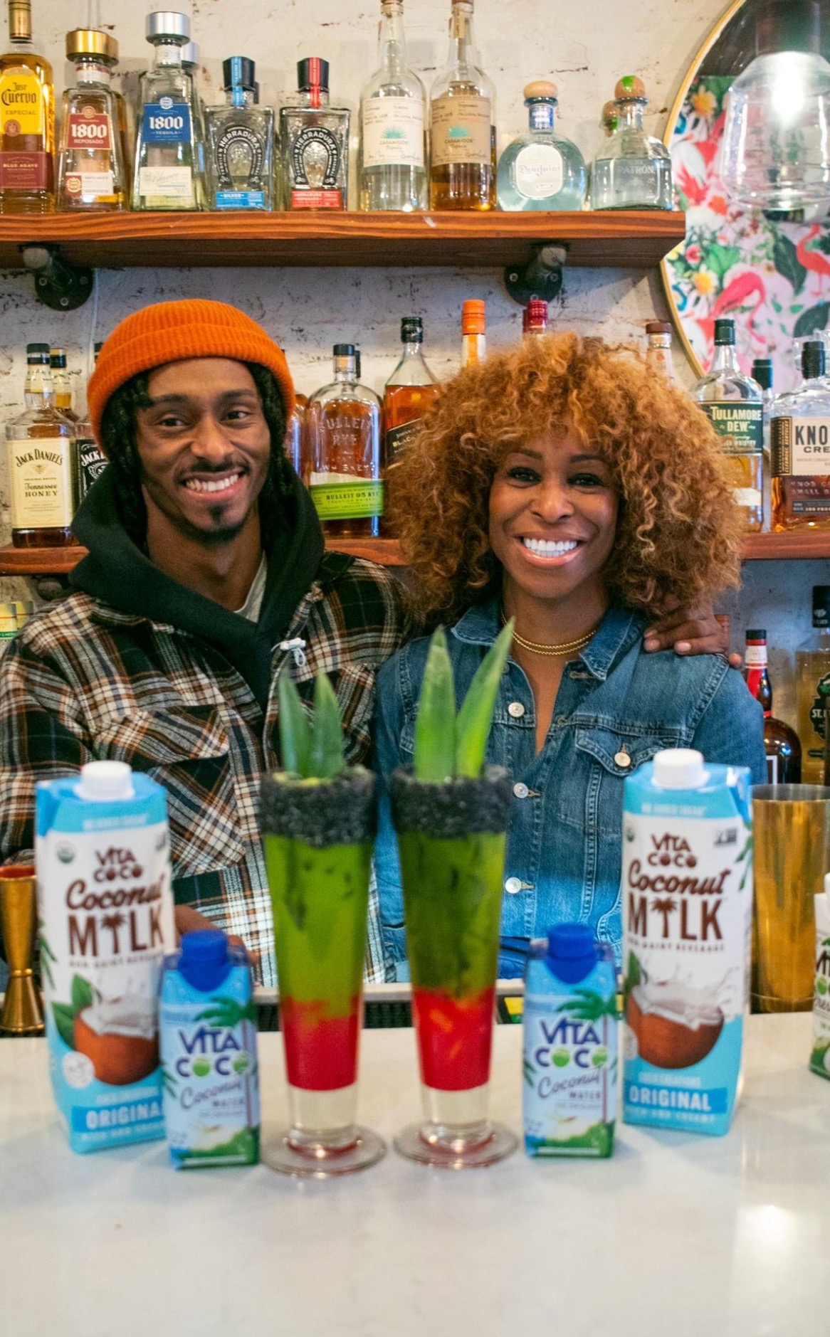 Donna Drakes, owner of Brooklyn Beso, with her son Jamal Joseph. Photo: Donna Drakes